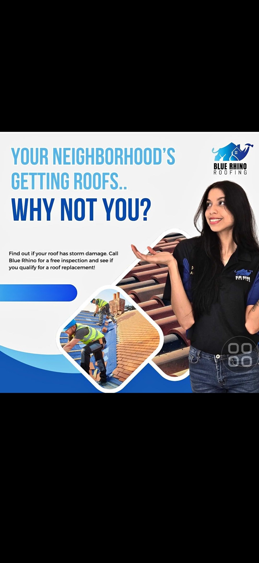 Seeing roofers on your street? Your roof may have storm damage too.