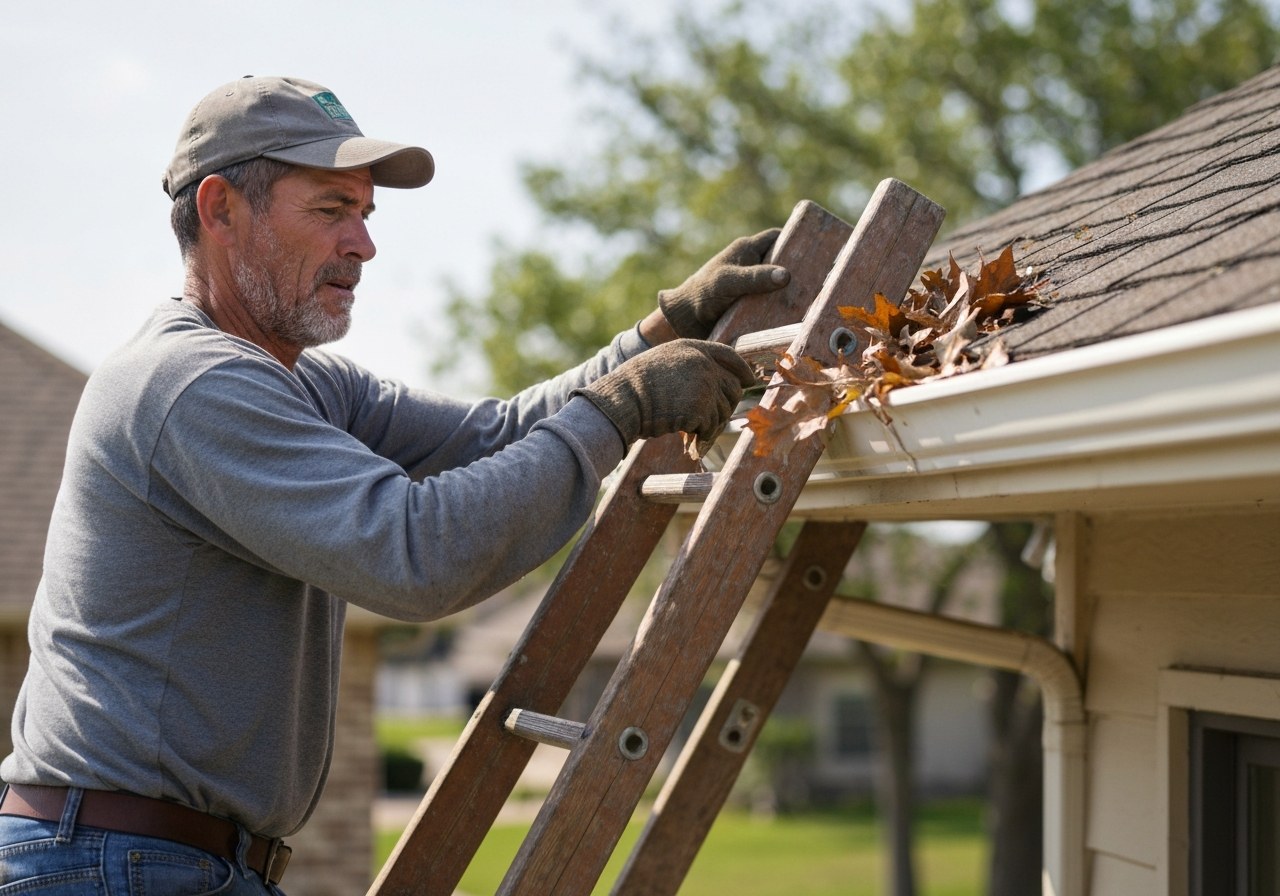 Roof maintenance in Katy