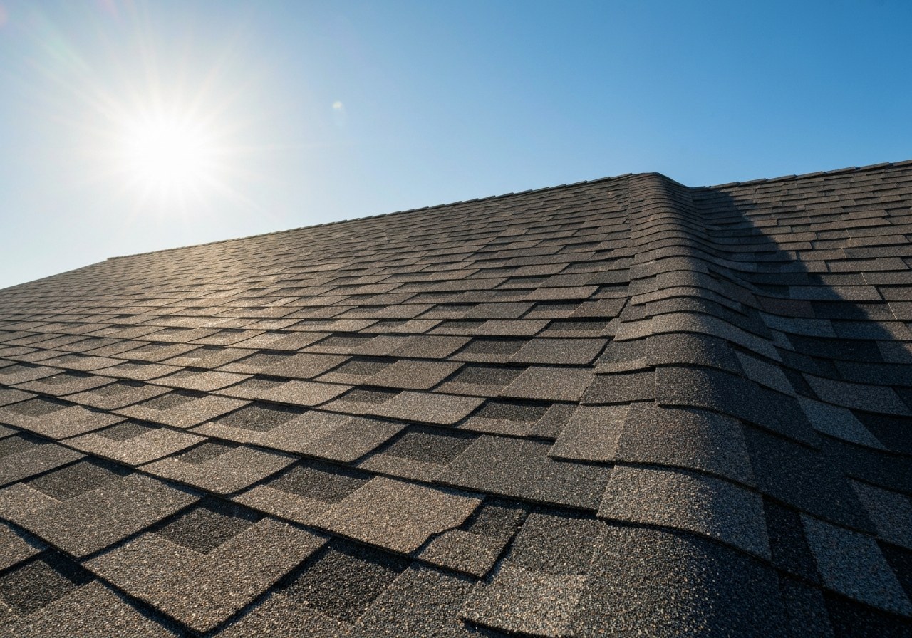 Asphalt shingle roof