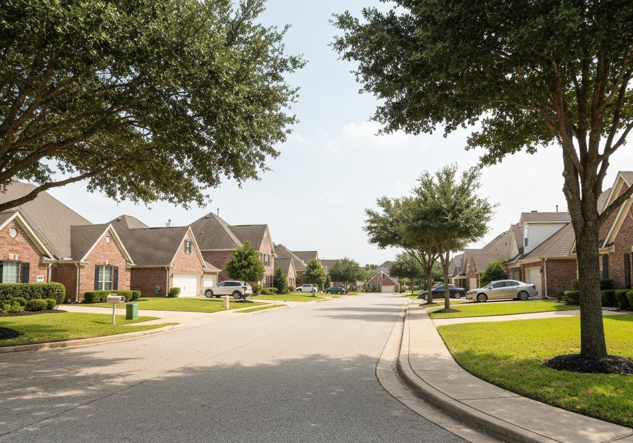 Cypress, TX residential neighborhood Blue Rhino Roofing serves