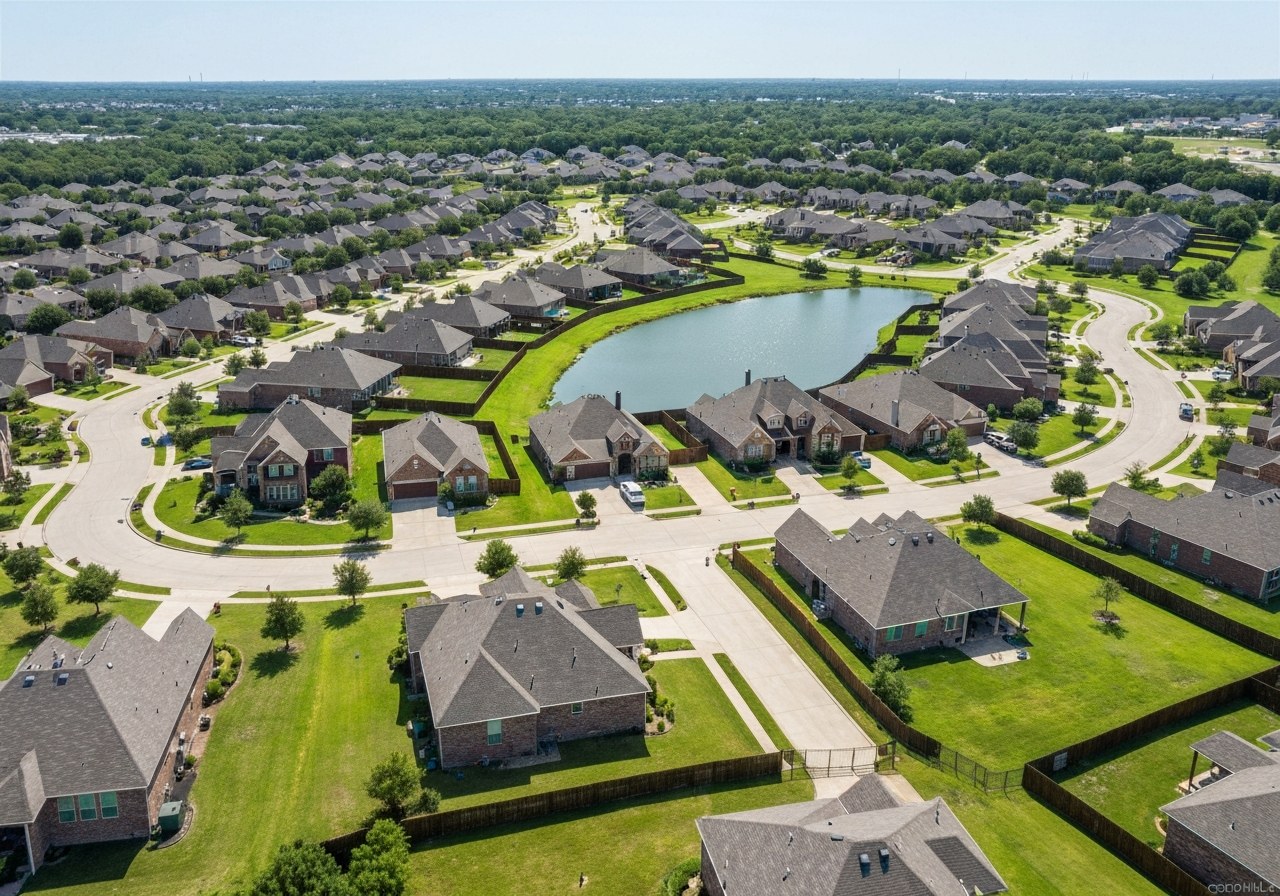 Katy, TX residential neighborhood Blue Rhino Roofing serves