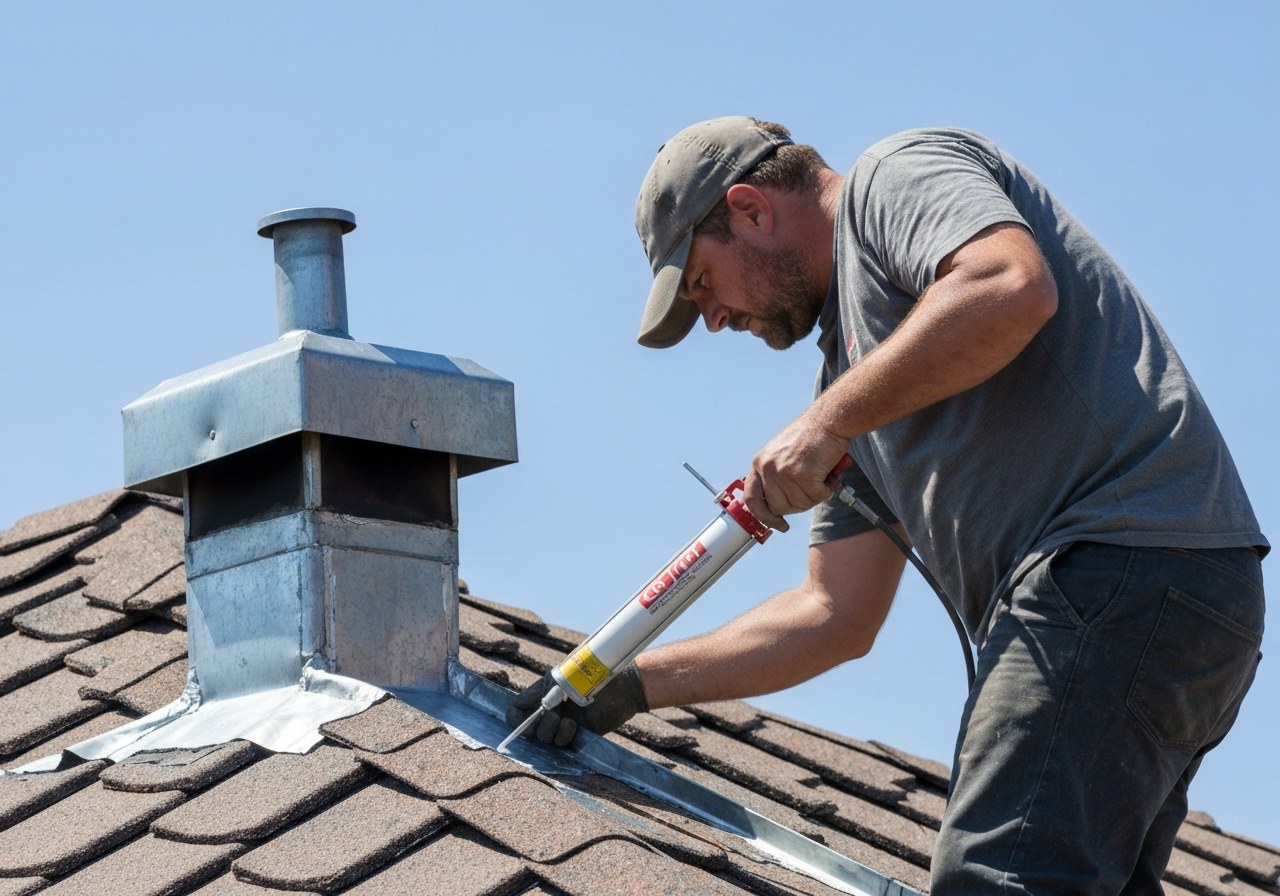 Emergency tarp installed on a storm-damaged Katy roof