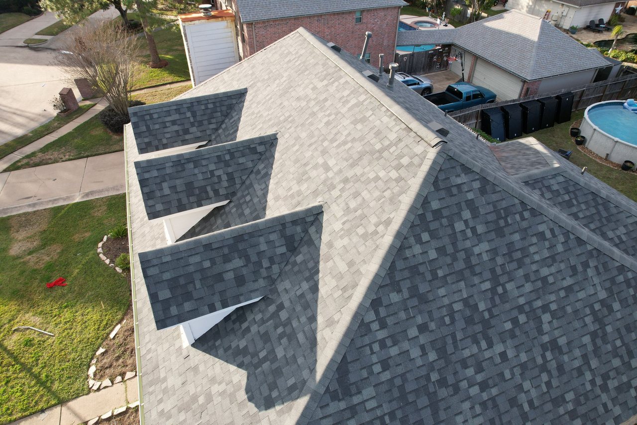 Completed Blue Rhino roofing project