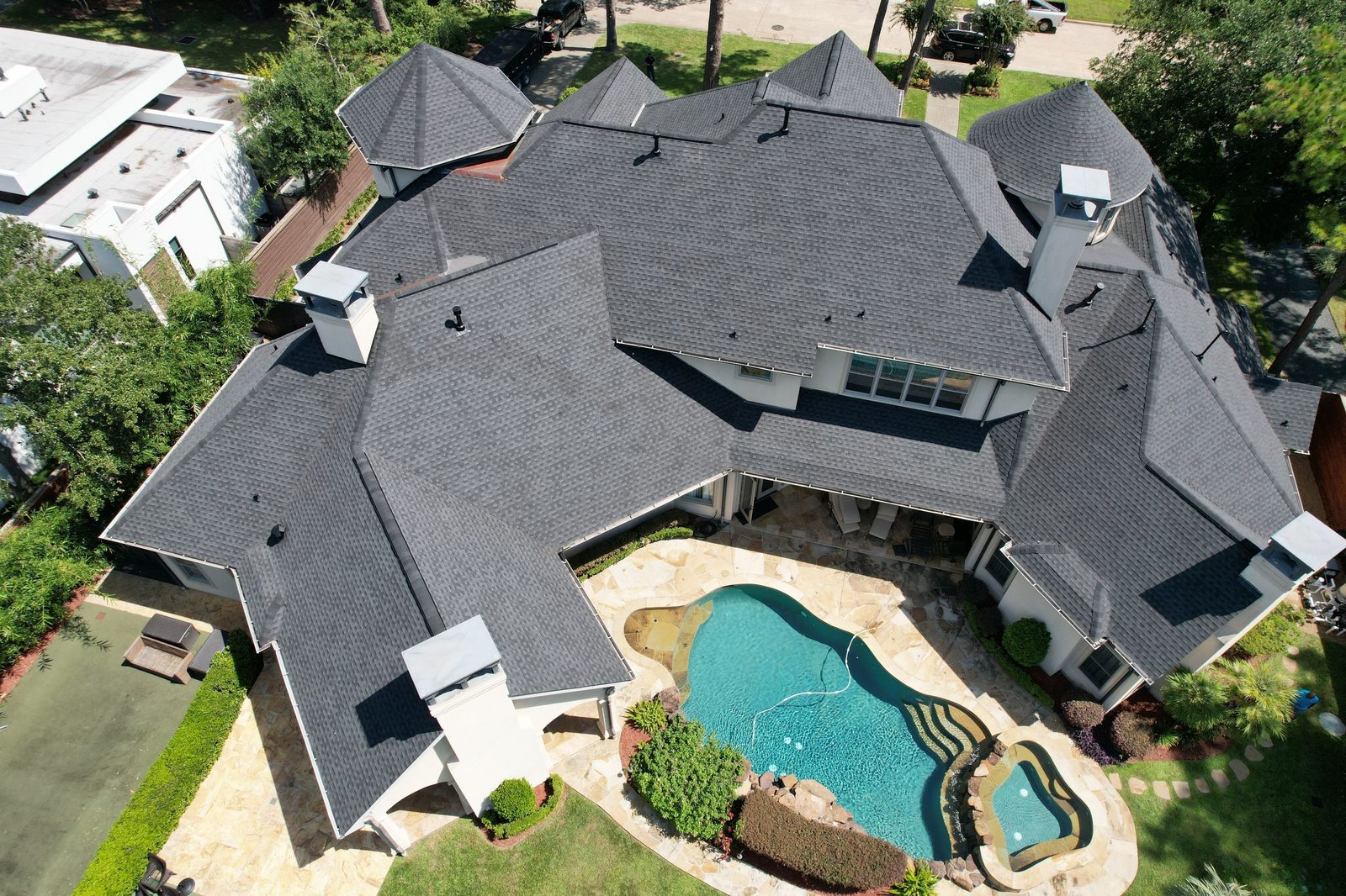 Wind damage roof repair